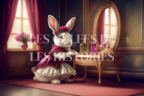 Bunny in Red Dress