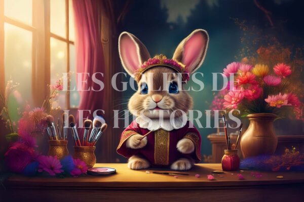 Bunny in Red Dress