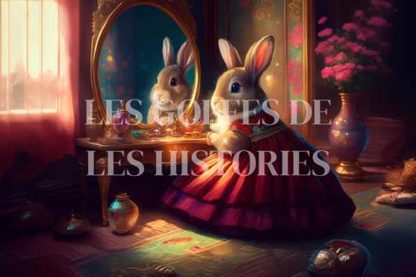 Bunny in Red Dress
