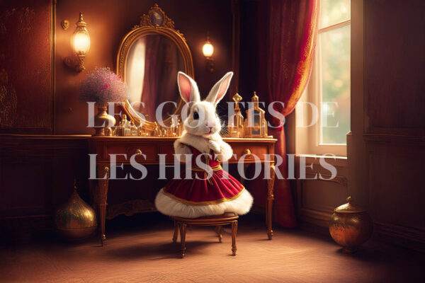 Bunny in Red Dress