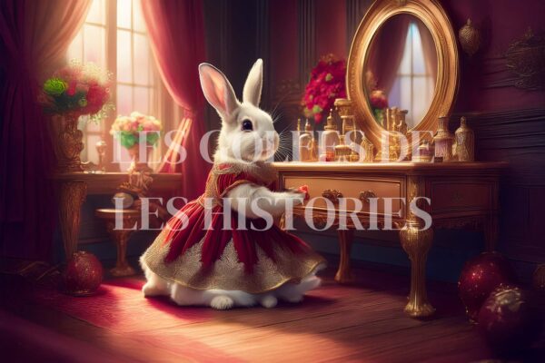 Bunny in Red Dress