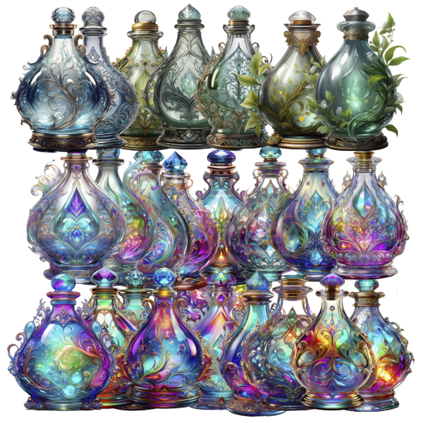 elfic bottles PNG