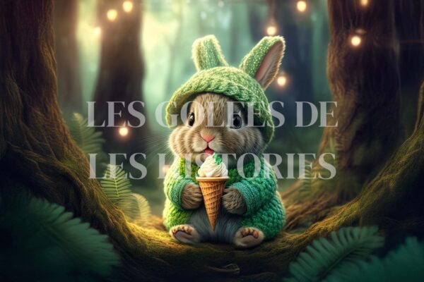 Green Dress Bunnies