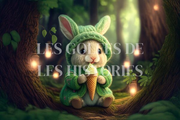 Green Dress Bunnies