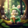 Green Dress Bunnies