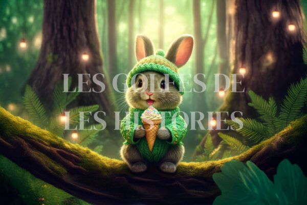 Green Dress Bunnies