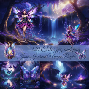 magic purple junk journal
