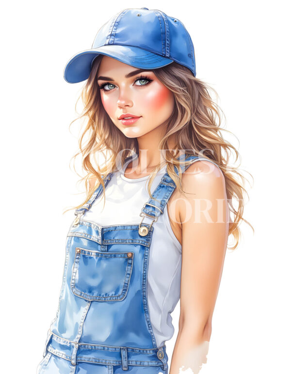 Denim and Pearls Girls