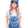 Denim and Pearls Girls
