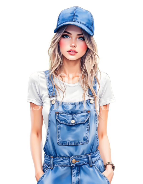Denim and Pearls Girls
