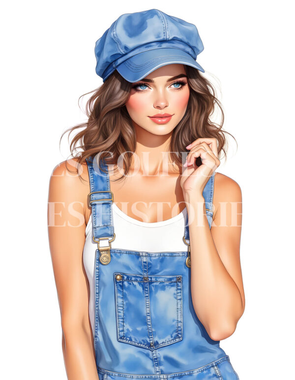 Denim and Pearls Girls