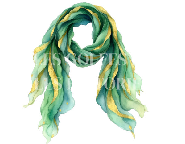 Green & Gold Fashion Girls