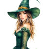 Green & Gold Fashion Girls
