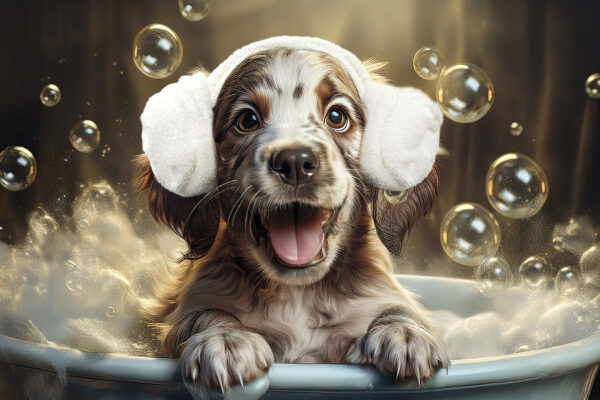setter in sauna